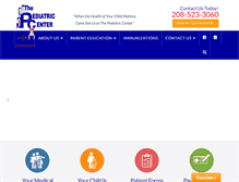 Tablet Screenshot of mypediatriccenter.com